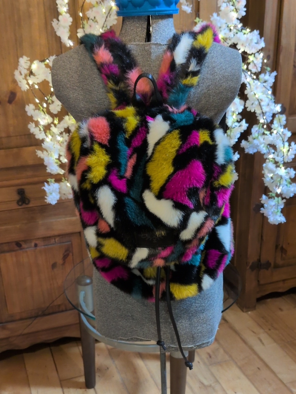 SpiritHoods Butterfly Faux Fur Backpack